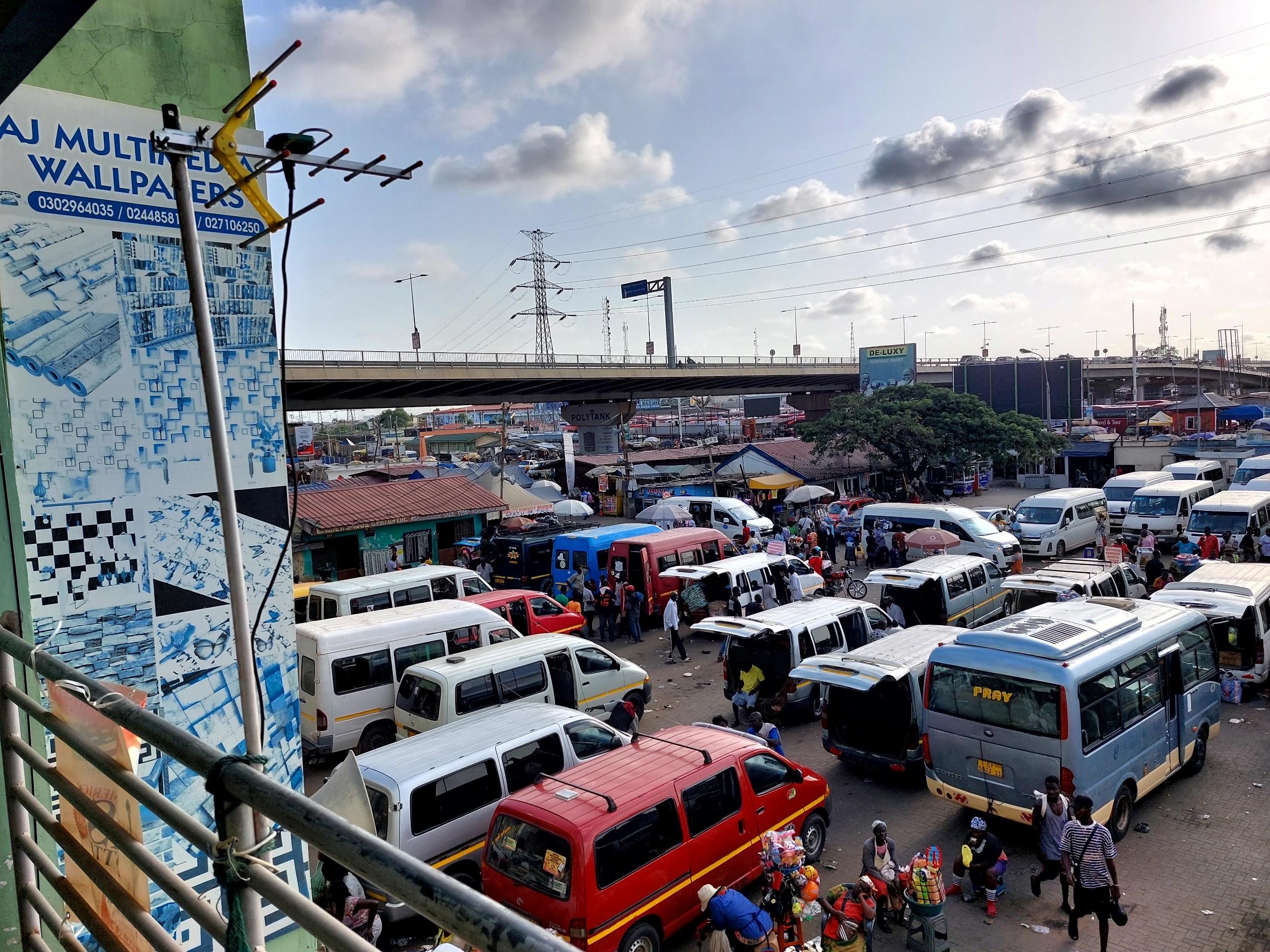 Minibus taxis in Ghana